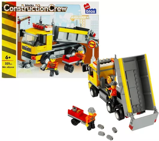 Τουβλάκι Alleblox Construction Crew για 6+ Ετών 221τμχ