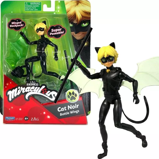 Φιγούρα Δράσης Playmates Toys Miraculous Czarny Kot Αξεσουάρ 50403