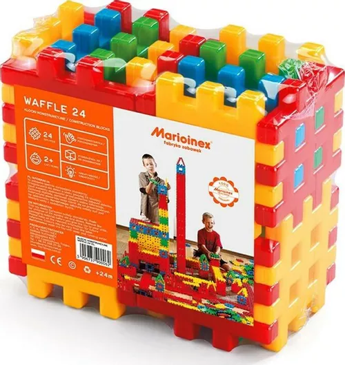 Τουβλάκι Marioinex Construction Blocks Waffles 24τμχ