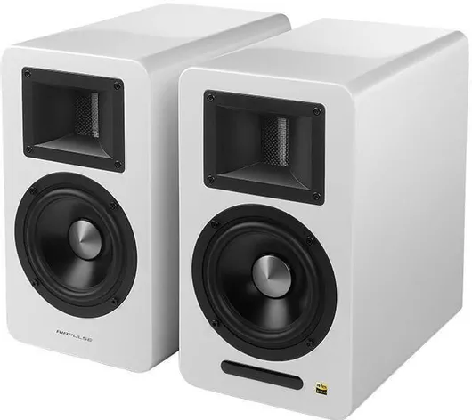 Αυτοενισχυόμενο Ηχείο Airpulse A100 2 Δρόμων με Bluetooth 100W Σετ 2τμχ Λευκό