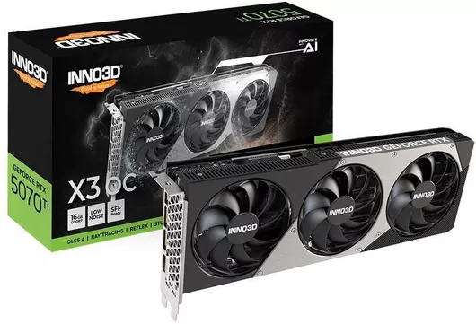 Κάρτα Γραφικών Inno 3D GeForce RTX 5070 Ti 16GB GDDR7 X3 OC