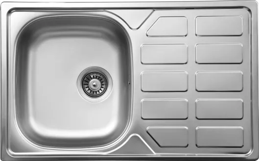 Νεροχύτης Deante Ένθετος Inox Μ49xΠ78cm Ασημί