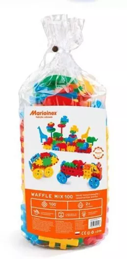 Τουβλάκι Marioinex Waffle για 2+ Ετών 100τμχ