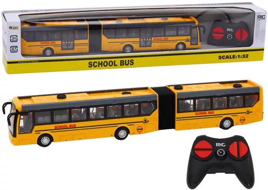 Τηλεκατευθυνόμενο Παιχνίδι School Bus Αυτοκίνητο Κίτρινο