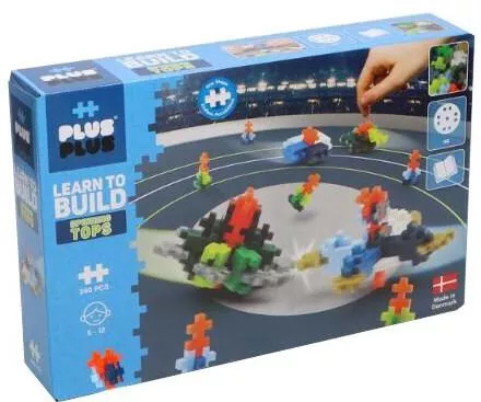 Τουβλάκι Plus Plus Learn to Build Spinning Tops για 6 - 12 Ετών