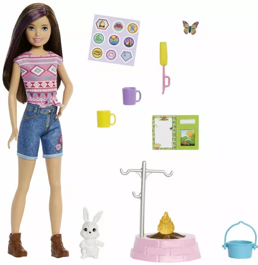 Barbie Skipper Camping Κούκλα Chelsea για 3+ Ετών - Mattel