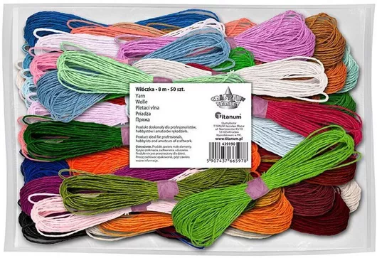Mulina Titanum Craft-fun Series - 50 Colors, 8m Each