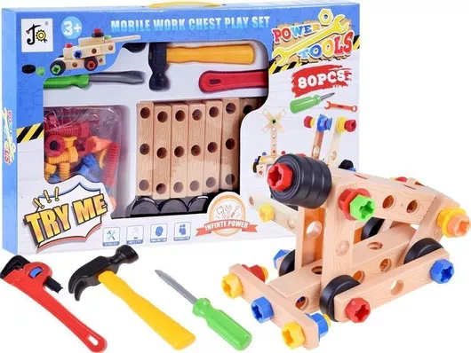 Τουβλάκια Jokomisiada Creative Construction Blocks Σετ 80 Τμχ Za3110 7330720 5905258505763