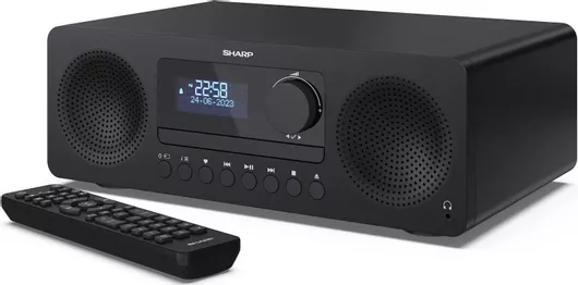 Ηχοσύστημα Sharp 2.0 XL-B720D 30W με CD Player, WiFi & Bluetooth Μαύρο