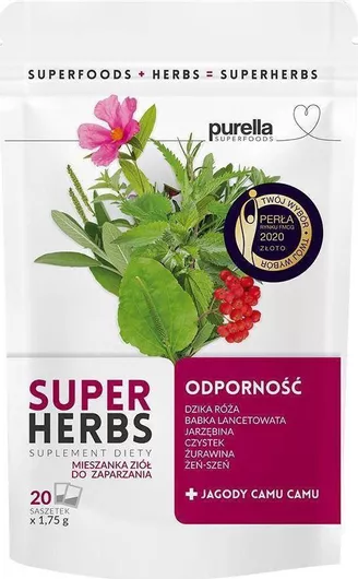 Purella Herbal Blend / Rosehip / Nettle / Anise / Ginseng 20 Sachets 35g