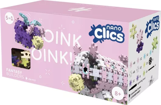 Τουβλάκι Clics Toys Εκπαιδευτικά Fantastic Constructions για 8+ Ετών 250τμχ