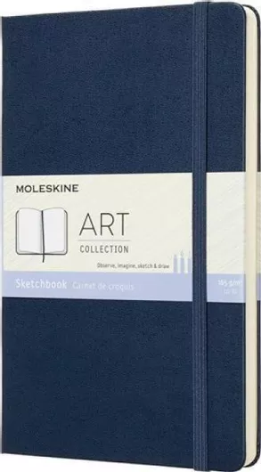 Moleskine Sketchbook Moleskine L 13x21cm Sapphire Hardcover 104 Pages Blue