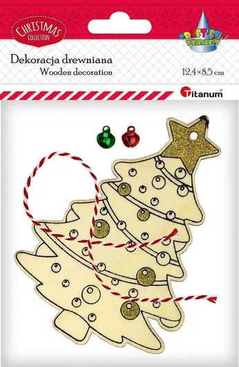 Titanum Χριστουγεννιάτικη Διακοσμητική Χρυσόσκονη 1τμχ Λευκό