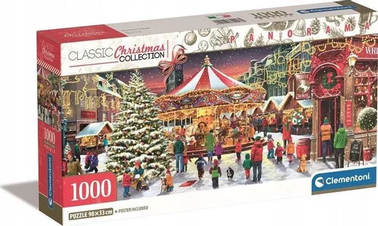 Παζλ Χριστουγεννιάτικο Χωριό Clementoni 2024 1000 Τμχ