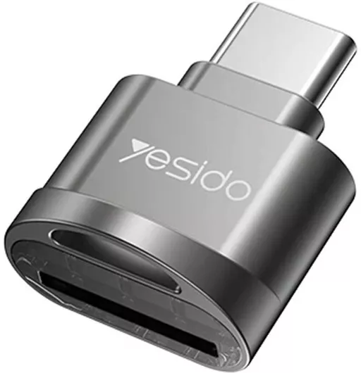 Card Reader Yesido Gs19 Type-C για microSD Γκρι