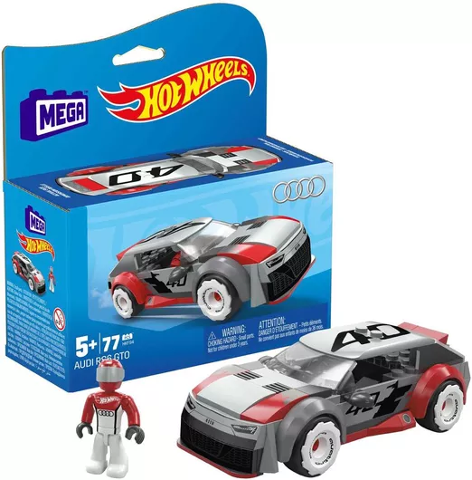 Τουβλάκι Mega Bloks Audi για 5+ Ετών 77τμχ