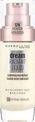 Make Up Maybelline Dream Radiant Liquid 02 Fair Beige 30ml