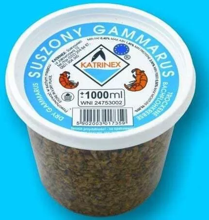 Τροφή Ερπετού Dried Gammarus 1000ml Katrinex