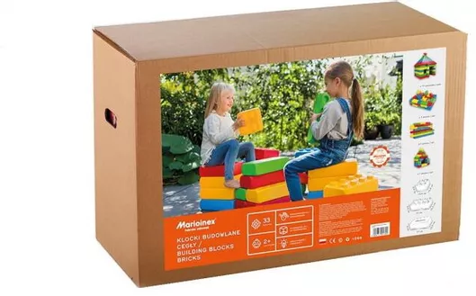 Τουβλάκι Marioinex Construction για 2+ Ετών 33τμχ