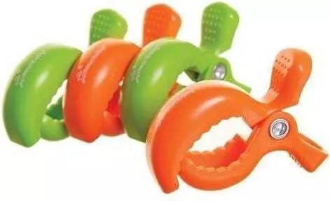 Dreambaby Stroller Clips Green