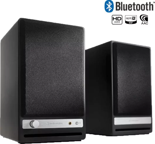 Αυτοενισχυόμενο Ηχείο Audioengine HD4 2 Δρόμων με Bluetooth 60W Σετ 2τμχ Μαύρο