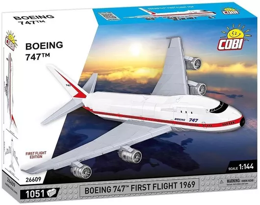 Τουβλάκι Cobi Boeing 747 First Flight 1969 για 7+ Ετών 1051τμχ