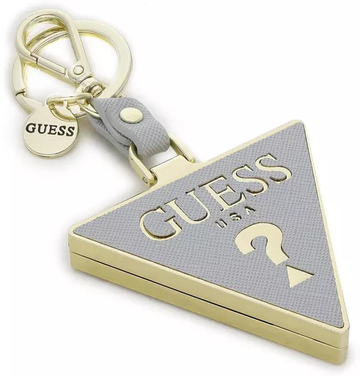 Μπρελόκ Guess Mirror Triangle Μεταλλικό Μπλε