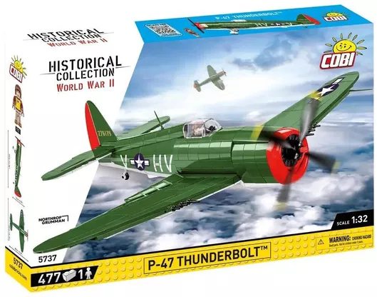 Τουβλάκι Cobi Historical Collection Wwii P-47 Thunderbolt για 7+ Ετών 477τμχ