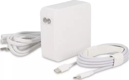Lmp Usb-c Power Adapter 96w 87w Usb-c Macbook Air Pro Usb-c Cable Lncluded White