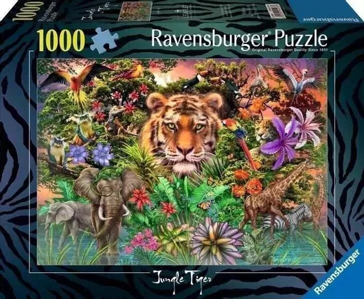 Τίγρης Στον Κήπο Puzzle 2D 1000pcs