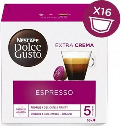 Nescafe Κάψουλες Espresso Extra Creme Συμβατές με Μηχανή Dolce Gusto 16caps