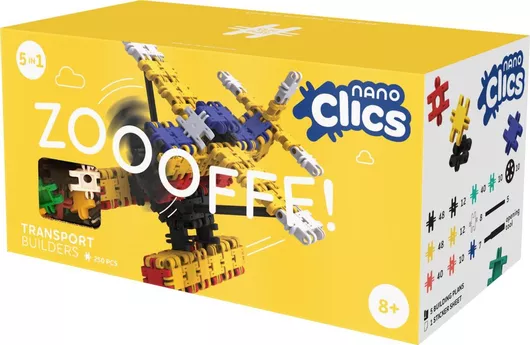 Τουβλάκι Clics Toys Εκπαιδευτικά Clicformers για 8+ Ετών 250τμχ