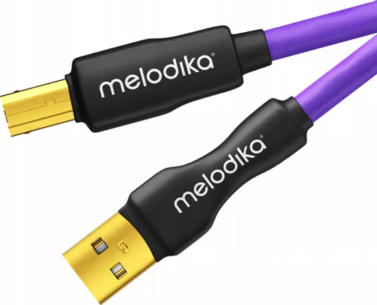 ΚαλώδιοMelodika Mduab10 USB 2.0 Type A-B Incl DAC Device Medical Means Plotter 1m Melodika Purple