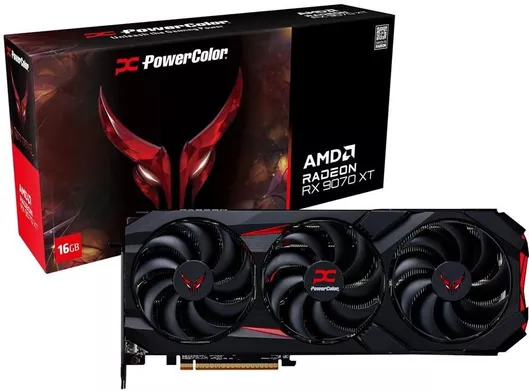 Κάρτα Γραφικών PowerColor Radeon RX 9070 XT 16GB GDDR6 Red Devil