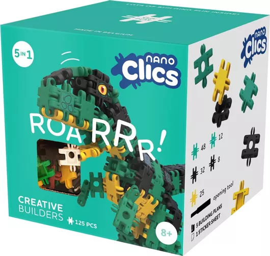 Τουβλάκι Clics Toys Clicformers για 8+ Ετών 125τμχ.