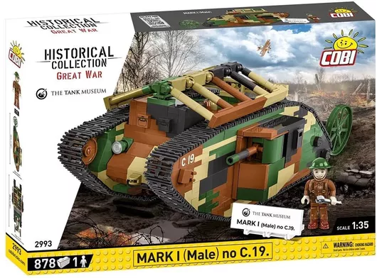 Τουβλάκι Cobi Mark I Male no C.19 για 9+ Ετών 878τμχ.