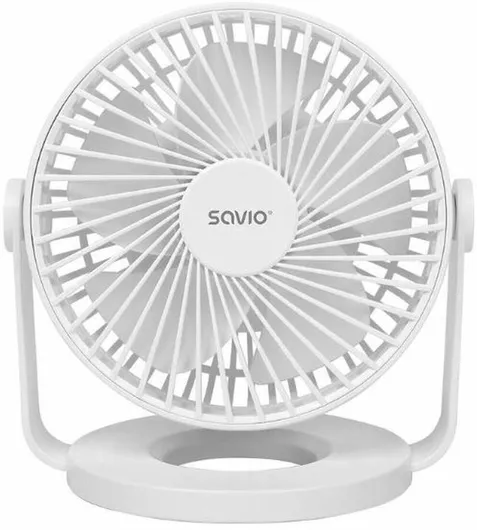 Ανεμιστηράκι Savio Ad-01 USB / Ρεύματος Λευκό
