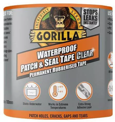 Gorilla Tape Patch & Seal 2.4m Clear