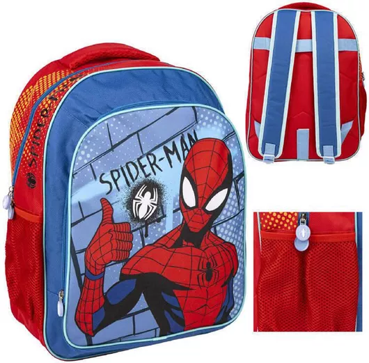 Σχολική Τσάντα Πλάτης Spiderman Σχολική Νηπιαγωγείου Κόκκινο