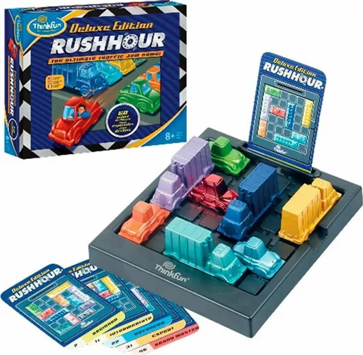 Επιτραπέζιο Παιχνίδι Rush Hour Deluxe Edition για 1 Παίκτη 8+ Ετών (EN) Think Fun