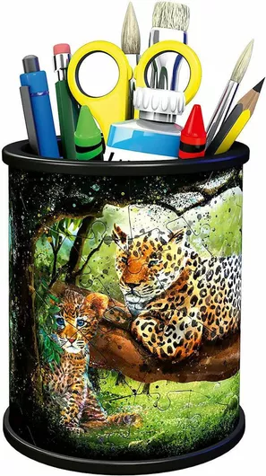 Puzzle Μολυβοθήκη Big Cats 3D 54 Κομμάτια