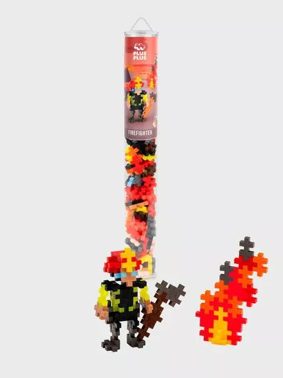Τουβλάκι Plus Plus Firefighter 100τμχ