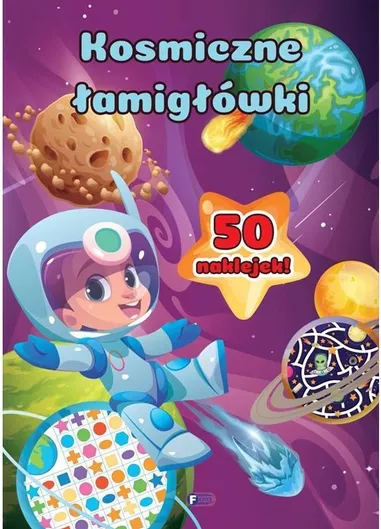 Kosmiczne Łamigłówki Zagadki Dla Dzieci & Naklejki
