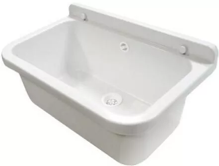 Νεροχύτης Hydroland Ένθετος από Συνθετικό Γρανίτη Μ55xΠ34cm 5900308746929 Λευκός