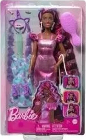 Barbie Brb Hair Play Κούκλα για 3+ Ετών - Mattel
