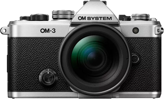 Mirrorless Φωτογραφική Μηχανή Olympus OM-System OM-3 Kit ED 12-45mm f/4 PRO Ασημί