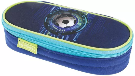 Herlitz Case Soccer Κασετίνα 1τμχ με 1 Θήκη Μπλε