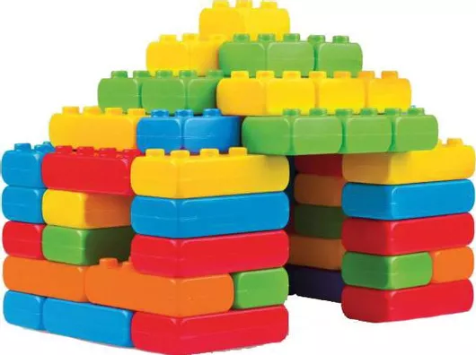 Τουβλάκι Marioinex Building Blocks Bricks για 2+ Ετών 60τμχ