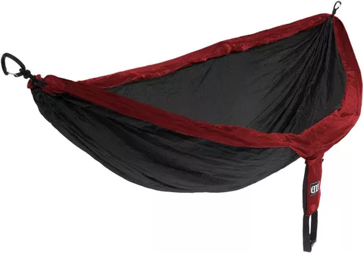 Αιώρα Eno Doublenest Διπλή Υφασμάτινη 190x285cm Μαύρο