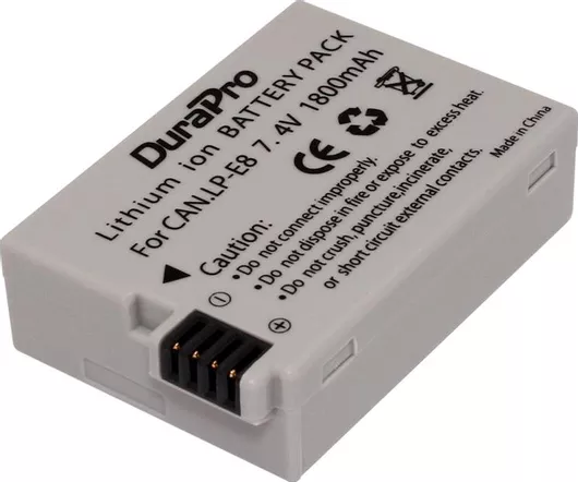 Canon LP-E8 Camera Battery DuraPro 1800mAh Compatible with Canon